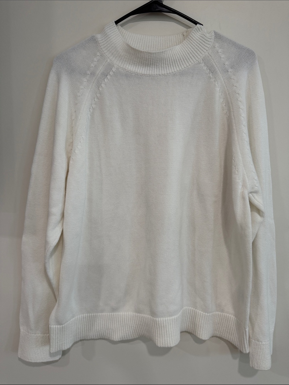 Quince Cream Ribbed Cowl-Neck Sweater